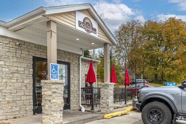 The entrance of the La Herradura Mexican Grill in LeClaire.