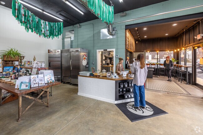 Williamsburg Mercantile offers a warm, friendly environment for enjoying time with friends.