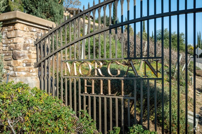 A welcoming entrance is seen at the gates of Morgan Hill.