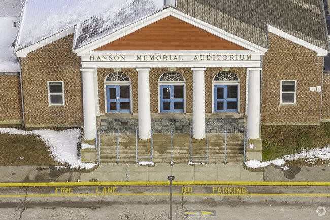 Hanson Memorial Auditorium at Indian Head Elementary School in Hanson, MA.