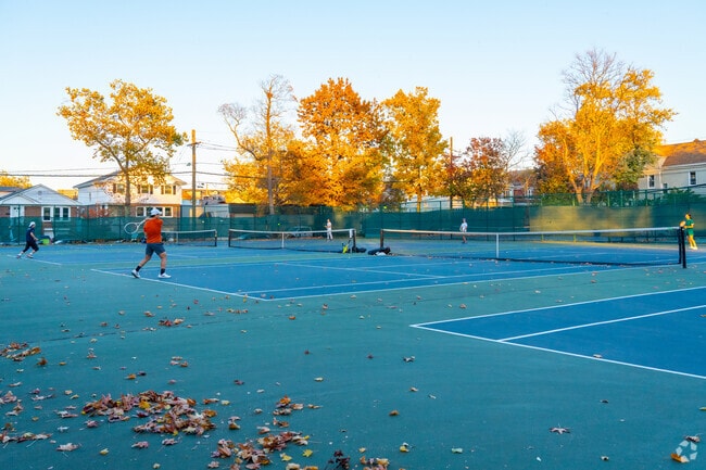 Gregg Park is massive and contains multiple full sized tennis courts.