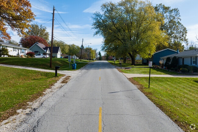 Spacious lots and large trees make Carbon Cliff unique.