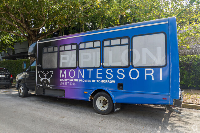 Papillon Montessori also provides transportation for its students.