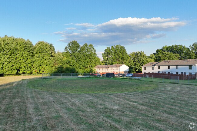 An open field for multi purpose use at Echo Hills Elementary School.