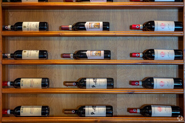 A variety of wines are offered at Vincent's Italian Cuisine in Pontchartrain Shores.