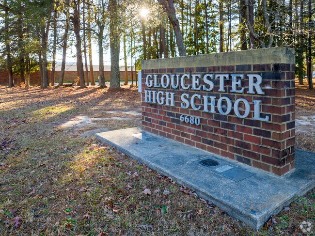 Gloucester High School is the main high school in Gloucester County.