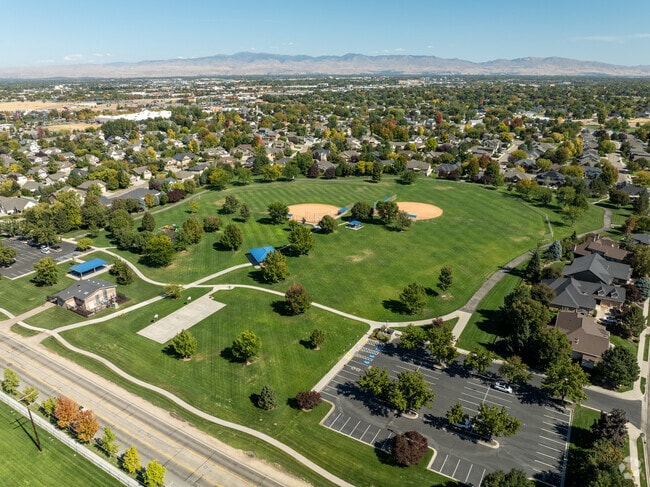 Families will love the spacious Bear Creek Park in southwest Meridian.