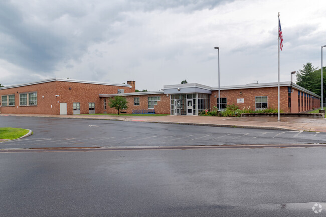 Reading performance at Camden Elementary School is somewhat above expectations.