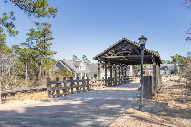 Saint James has quiet streets with beautiful covered bridges in the community.