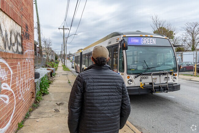 Residents can catch the MDOT bus at one of the many stops along kirk ave.