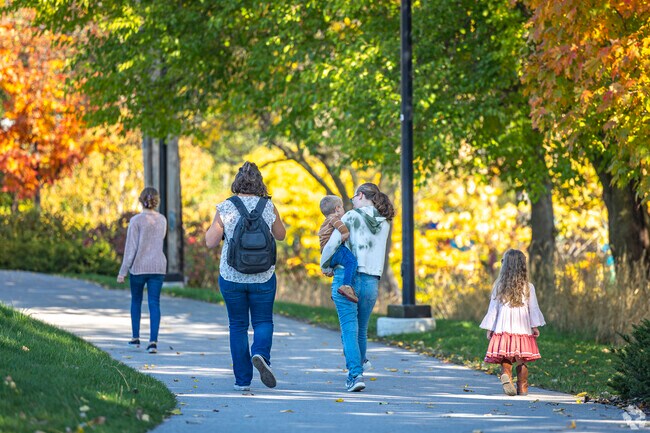 Promenade Park is a huge draw to downtown Ft. Wayne from Irvington Park.