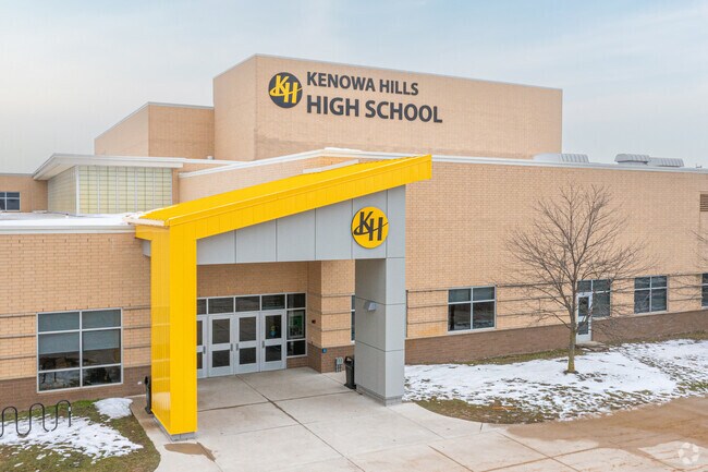 Kenowa Hills High School teaches students in grades 9-12 in Alpine Township.