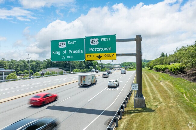 Highway 422 provides Upper Providence Township with access to I76 and downtown Philadelphia.