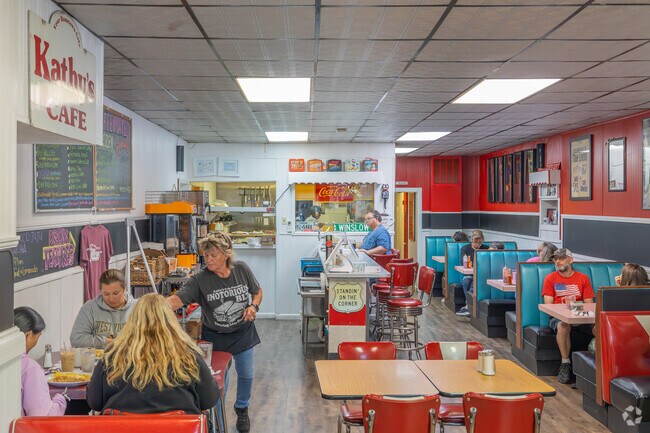 Kathy's Cafe in Wolf Township serves breakfast in its diner-style venue.