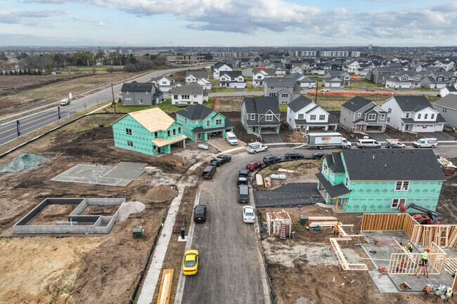 New home construction is underway in several Rosemount developments.