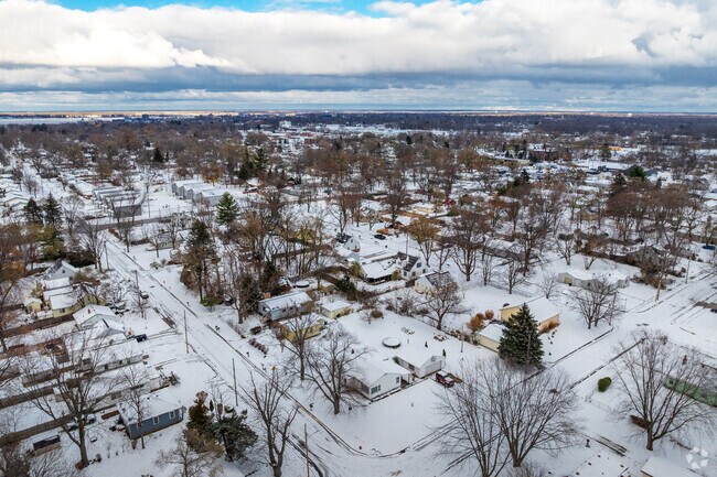 Campbell Field is located near Muskegon Lake and Lake Michigan.
