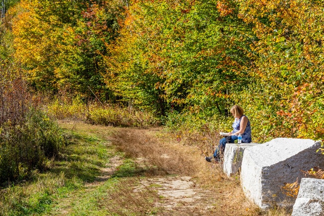 Granite from East Barre’s historic quarries symbolizes Vermont’s rich heritage, now serving as scenic spots for relaxation and reflection.