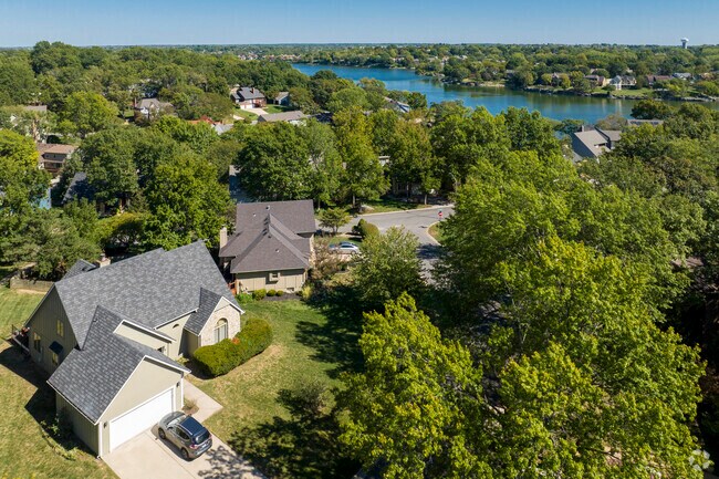 Chapel Ridge features lakeside homes with scenic views and peaceful surroundings.