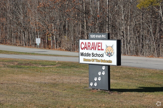 Caravel Middle School in Carmel, Maine is a community-centered school known for its supportive atmosphere and focus on student growth in both academics and activities.