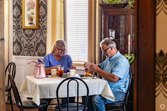 The Candlewyck Inn serves hungry residents a hot lunch during the week.