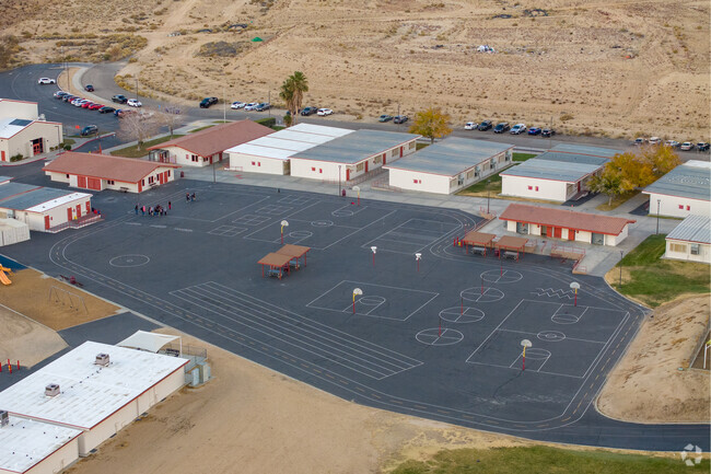Sprawling playground at Puesta Del Sol for the active young students.