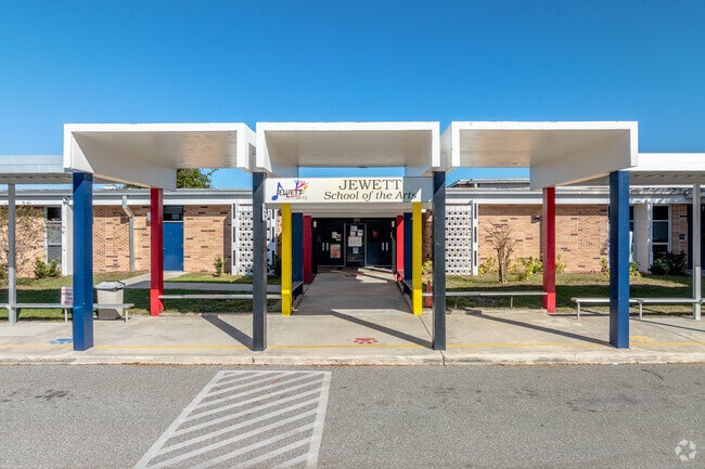 Jewett School of the Arts is a magnet school focused on STEAM, emphasizing the Fine Arts.