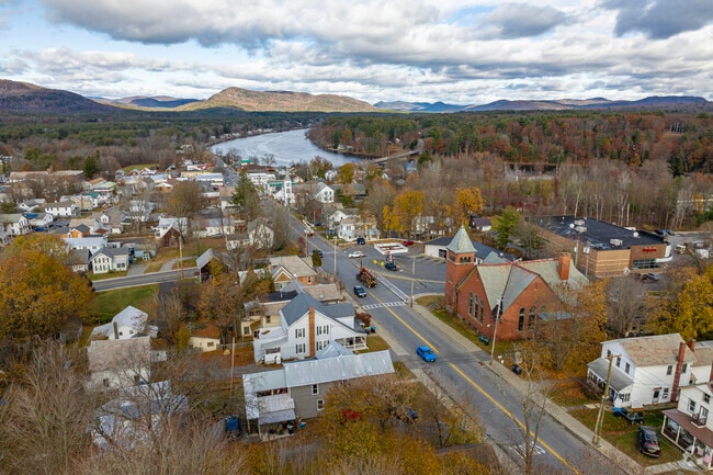 Corinth is 50 miles north of Albany tucked into an elbow of the Hudson River in central NY.