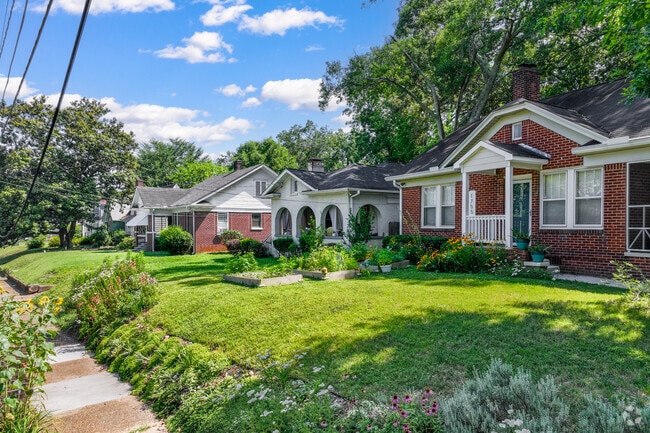 Sylvan Hills homes have wildflowers adorning historic lots.