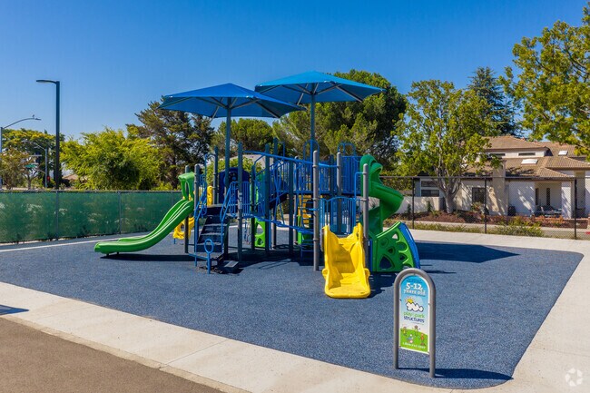 La Costa Meadows Elementary has a popular playground for the students.