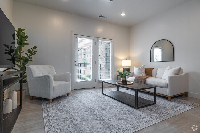 2BR, 2BA - 1,080SF - Living Room