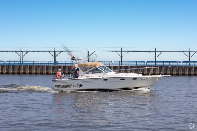 The Saint Joseph River stays busy with commercial and leisure boat travel all summer long.