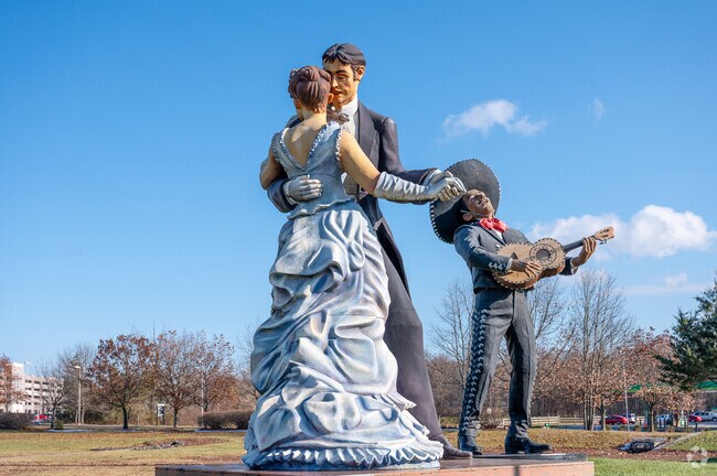 Residents of Mercerville can enjoy massive sculptures scattered all throughout Hamilton Township.