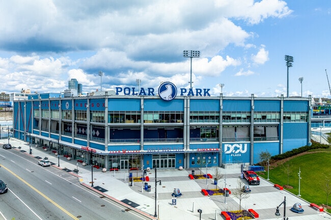 Polar Park is known around town as the WooSox, affiliated with the Red Sox minor league team.