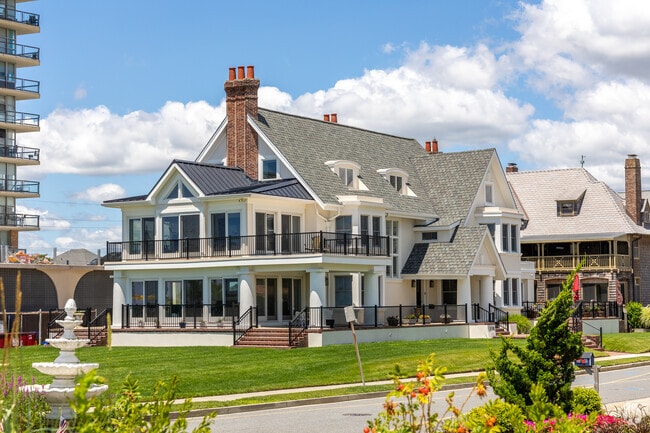 Marvelous manors grace the oceanside streets of Lower Chelsea.