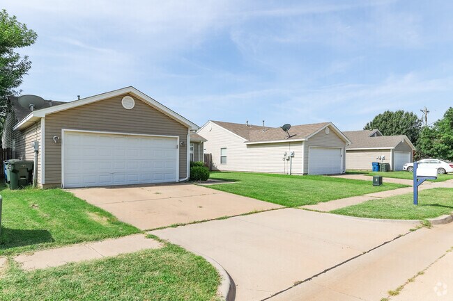 Neat, clean homes with a tan and white color palette can be found in Downtown Edmond.