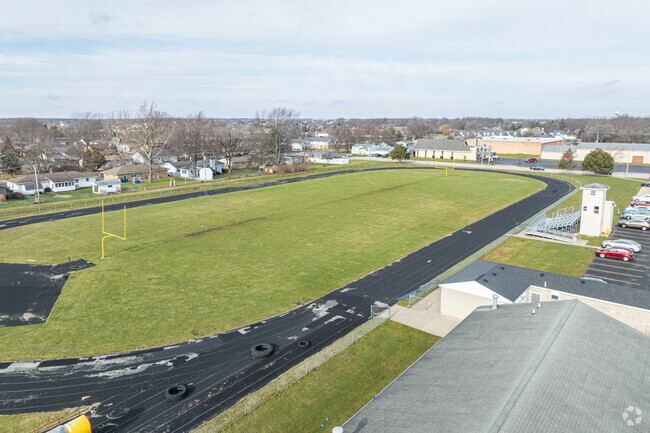 Athletic activities at Shabbona Middle School include football, track and softball.