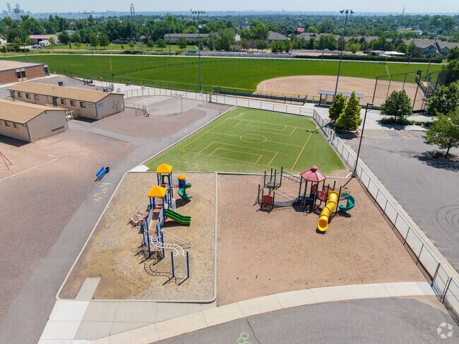 Deane Elementary School in South Alameda has a playground and several sports fields.