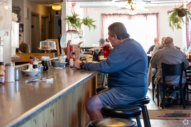 Enjoy breakfast and coffee at Eggs Up in Riverdale, Portland, CT.