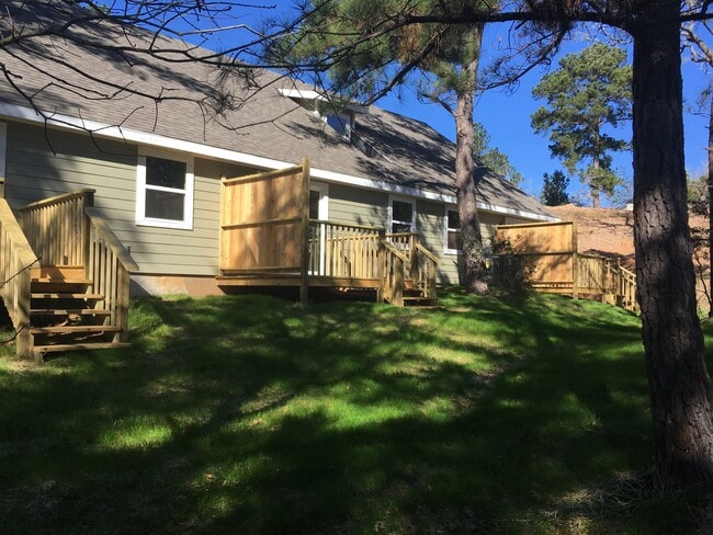 Each unit has a private deck out the back