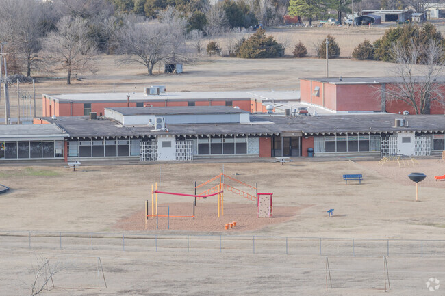 Children can play at the Cushing Lower Elementary playground.