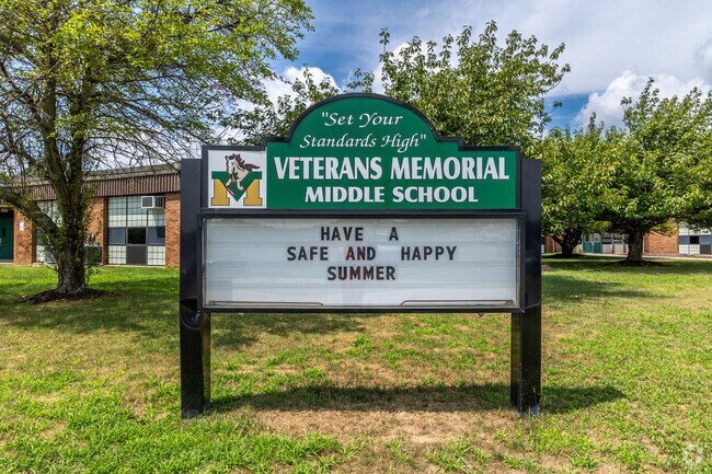 Brick Township's Veterans Memorial Middle School teaches students from grades 6-8.