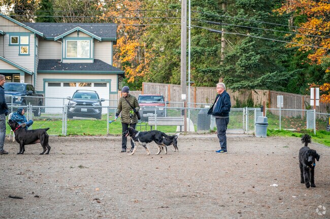 Lakeview Park in 5 Corner has a dog park for your four-legged family members.