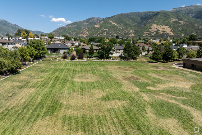Mountain View Elementary’s large field has mountain views.