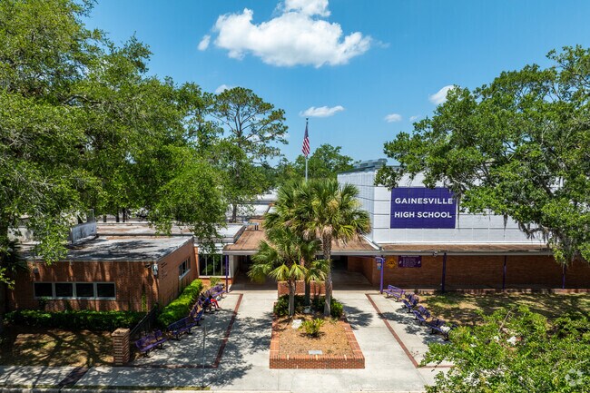 Gainesville High School offers public education to the Gainesville Area.