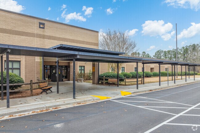 Sugar Hill Elementary School is one of the largest elementary schools in the area.