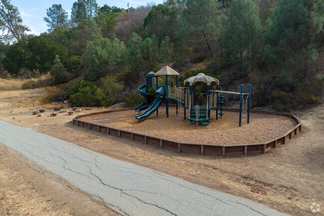 Cienega Elementary School features a small playground for its students.