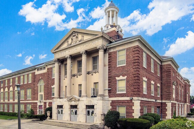 West High School serves many of the local neighborhoods.