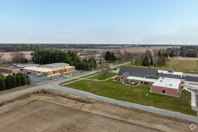St. Peter Lutheran School and St. Peter Lutheran Church can be found in north Hemlock.