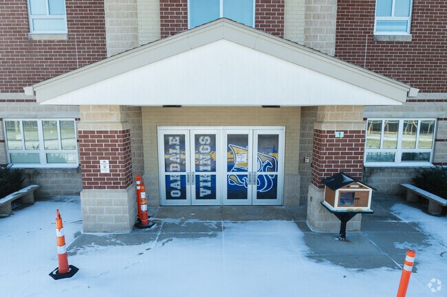 Oakdale Elementary's doors are ready for students.