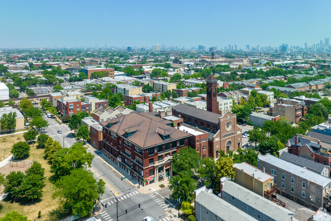St. Malachy School is located off of Washington and Oakley Blvds.